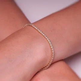 Luxusný tenisový náramok so zirkónmi - Olive