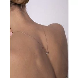 Diamantový náhrdelník z bieleho zlata - Isabelette