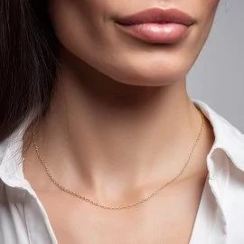 Retiazka pílka zo žltého zlata - Genevieve