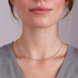 Retiazka pílka z bieleho zlata - Hadley