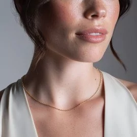 Retiazka pílka zo žltého zlata - Alyssa