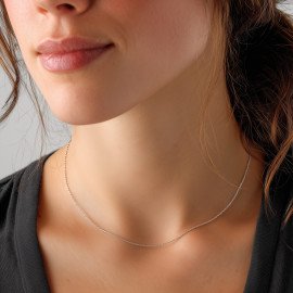 Retiazka rolo z bieleho zlata - Eden