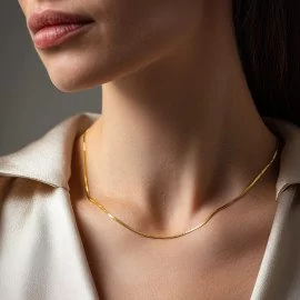 Retiazka lanko zo žltého zlata - Camille