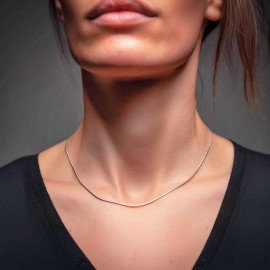 Retiazka lanko z bieleho zlata - Cassidy