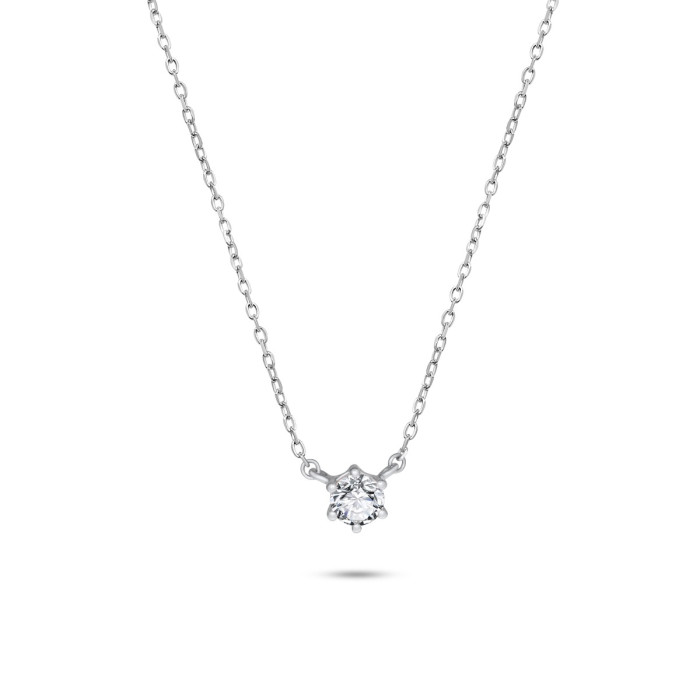 Diamantový náhrdelník z bieleho zlata - Isabelette
