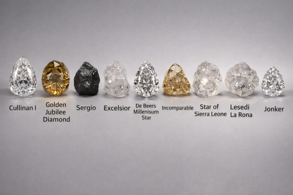 Najväčší diamant na svete – skutoční obri medzi drahokamami